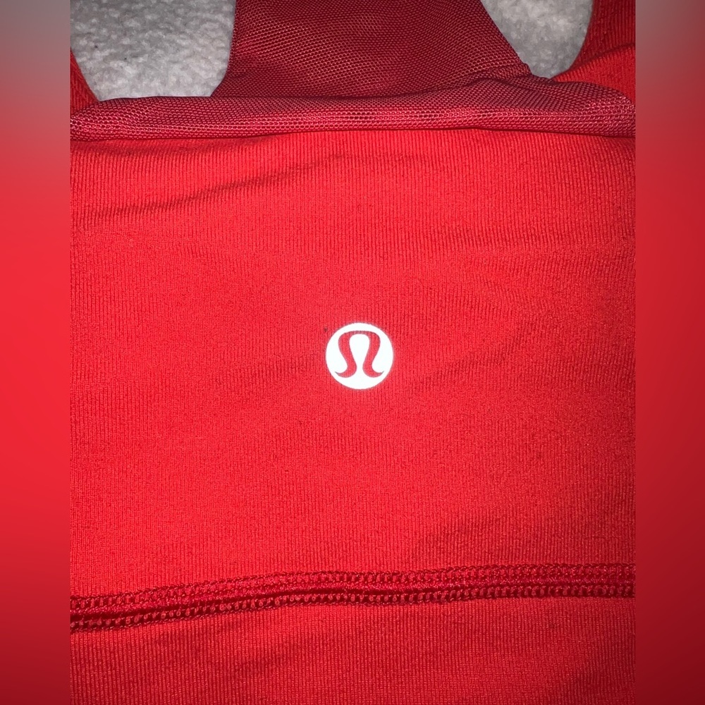 Lululemon Athletica Women Racerback Tank Top | Size 8 | Red | - Picture 3 of 6